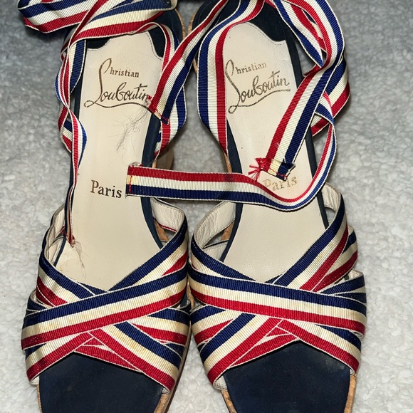 Christian Louboutin Pre-Owned Wedges size 39 - Picture 3 of 6